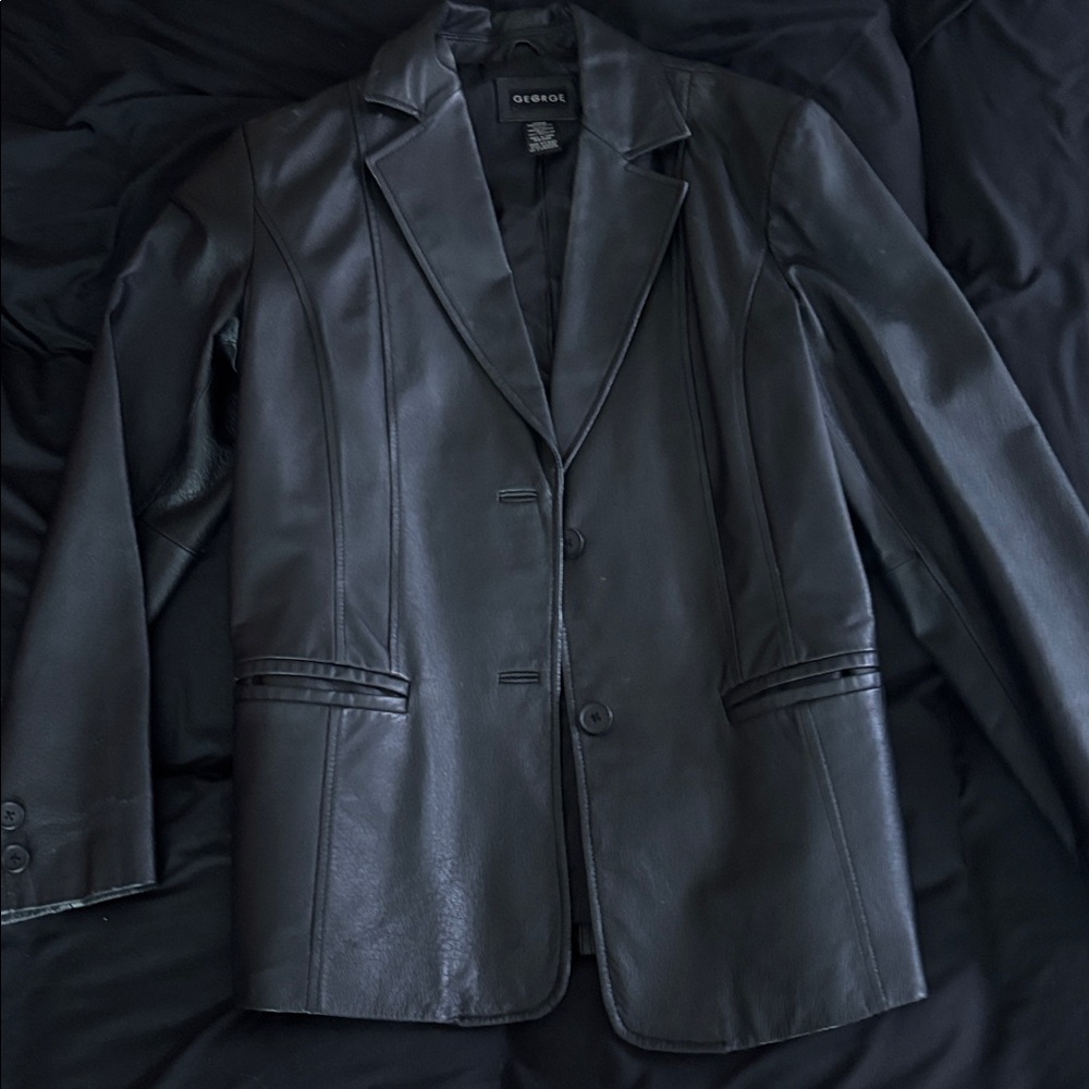 vintage genuine leather jacket